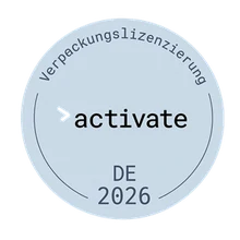 Siegel „Verpackungslizenzierung activate DE 2026“